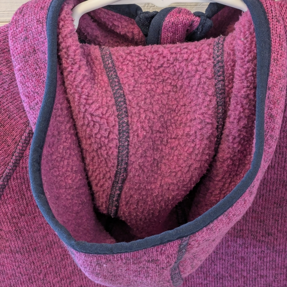 🌄 L.L. Bean Girl's Heathered Purple / Pink Sweater Jacket; Size: 2T - Picture 6 of 7